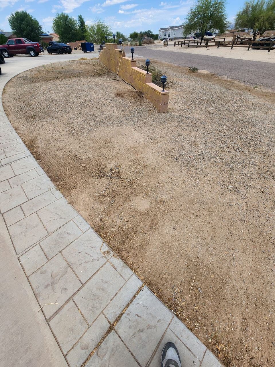 After landscaping transformation